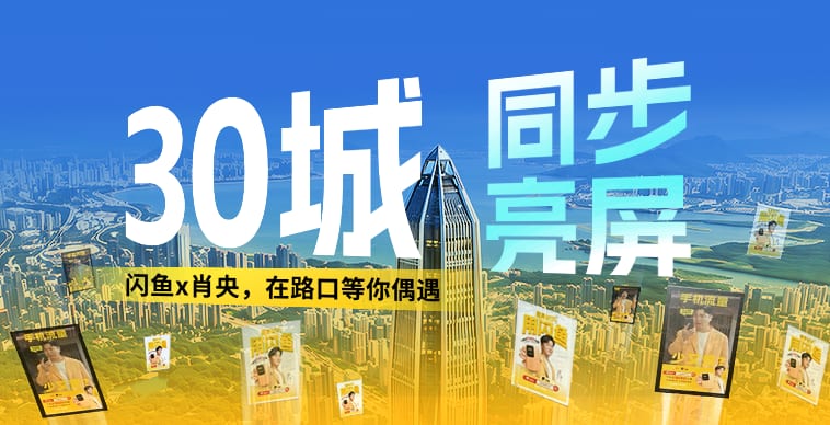 点亮30城十万大屏